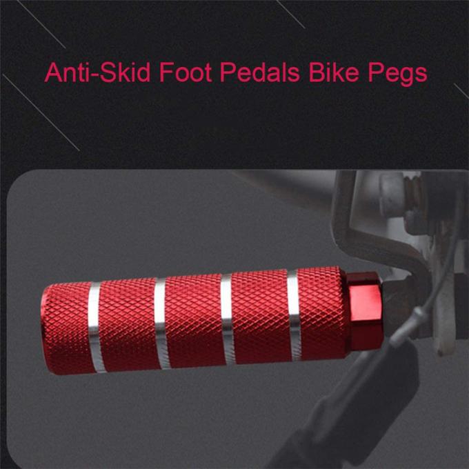 La bicyclette antidérapante de vélo de pied d'avance d'alliage d'aluminium cheville BMX
